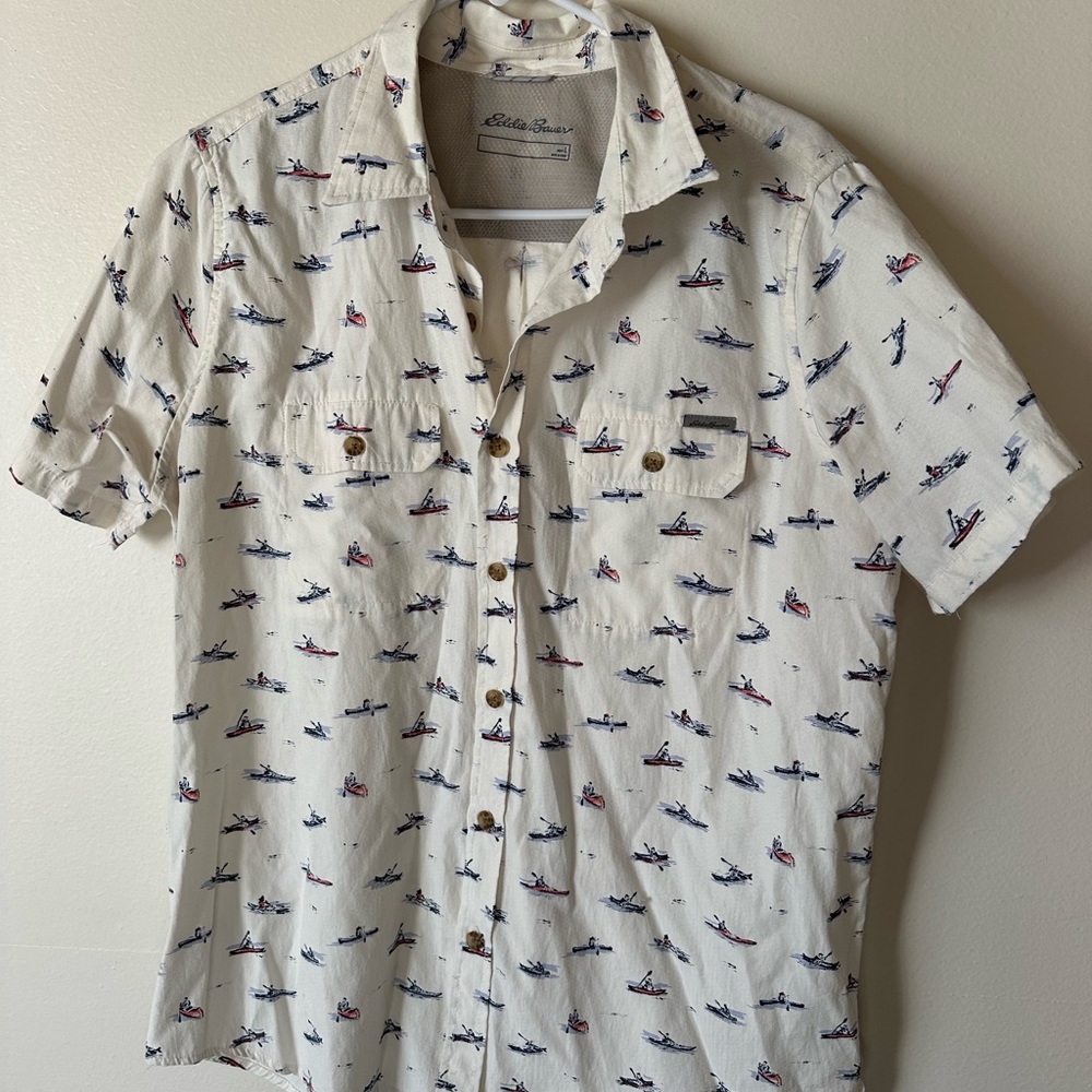 Eddie Bauer Men’s Short Sleeve Button Up